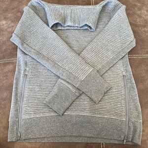 High Neck Gray Sweater